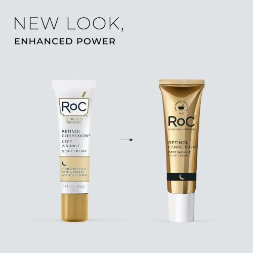 RoC Retinol Correxion Deep Wrinkle Night Cream Mini, Face Moisturizer 0.5oz | Daily Face Moisturizer With Shea Butter, Glycolic Acid and Squalane, Skin Care Treatment, Mini 0.5 oz (Packaging May Vary) - image 9