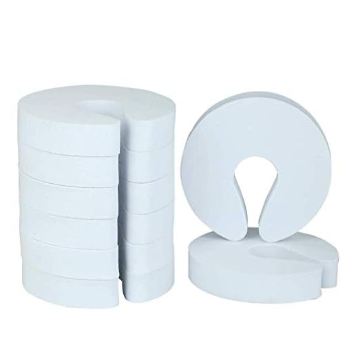 Luchild 8pcs Tope Clip Protector Puerta Dedos Espuma tope puerta bebe Seguridad Puertas Niños