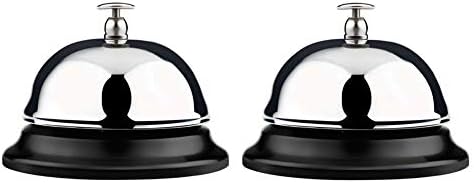 Service Bell, Call Bell, Desk Bell, Big Button, 2Pack, Improved Version