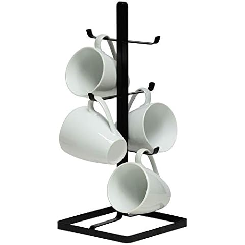 Neat-O Metal Mug Tree Holder Organizer Rack Stand Cover