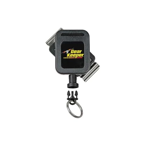 Gear Keeper Medium Force / 6oz, 36”, 8-14 Key Retractor RT4-5851 – Features Heavy-Duty Durable Stainless Rotating Belt Clip with Q/C Split Ring Accessory – Made in USA Cover