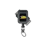Gear Keeper RT4-5851 RT4 Medium Force 8-14 Key Retractor with Stainless Steel Rotating Belt Clip, 60 lbs Breaking Strength, 6 oz Force, 36