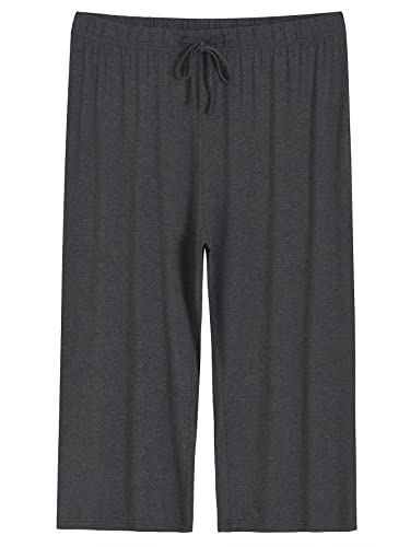 Image of Latuza Women's Plus Size Capri Pajama Pants Wide Leg
