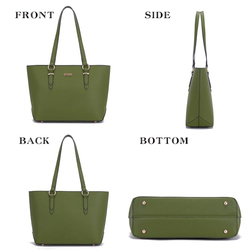 Image of Purses And Wallets Set For Women Work Tote Satchel Handbags Shoulder Bag Top Handle Totes Purse With Matching Wallet