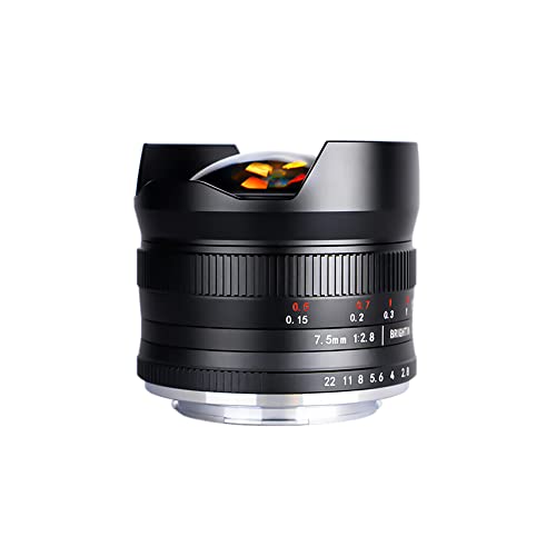 Image of Brightin Star 7.5mm F2.8 III Ultra Wide Angle Fisheye Lens for Nikon Z Mount Mirrorless Cameras, Manual Focus Prime APS-C Lens Fit for Z-6II, Z-7II, Z5, Z50, Z9, Z50, Z-FC, Z30
