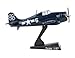 Daron Postage Stamp PS5351-3 F4F Wildcat USN USS Petrof Bat #6 1/87 Scale Diecast Display Model with Stand