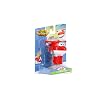 Super Wings - Transformation Plane Jett in White-Red, Approx 12 cm Toy Figure for Kids, Transformable Toy Plane and Robot Figure