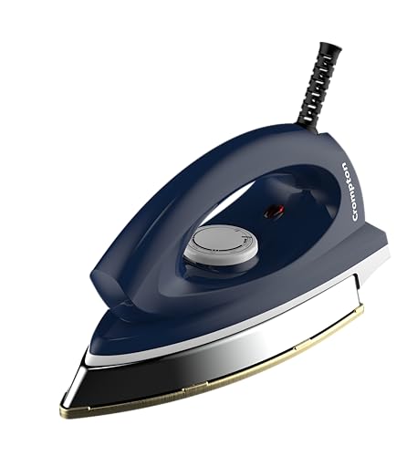 Crompton Rhino Plus 1250 Watt Blue Heavy weight Dry Iron with Golden American Heritage Coating, Large (ACGEI-RHINOPLUS)