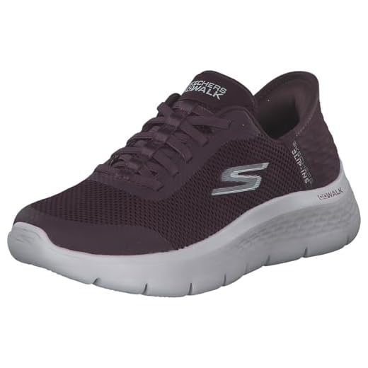 Skechers Slip-Ins: GO Walk Flex - Grand Entry 124836-BURG, Women Sneakers, Burgundy, 37 EU