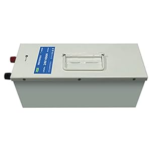 JHKGY Batterie 24V 40Ah Lifepo4,Batterie Rechargeable Au Phosphate De Fer,2000+ Batterie Au Lithium Fer Phosphate À Décharge Profonde,pour Camping-Car/Camping, Énergie Solaire/De Secours