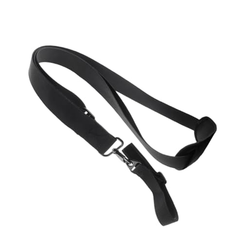 Milisten 1 Pc Correa para cortacésped apretando Moderno Ojal Tapa película desestresante arnés para desbrozadora Correa del arnés para el Hombro del recortador Correa de Corte Nylon Black