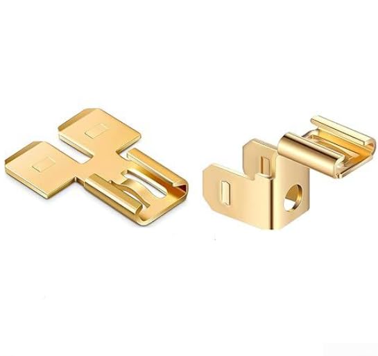 Adaptador doble macho hembra no aislado conectores de pala para empalmes y cableado de coche