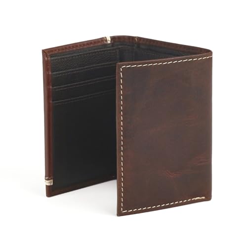 Ariat Leather Two Toned Overlay - Men's Trifold Wallet4