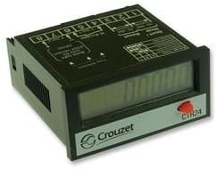 CROUZET CONTROL TECHNOLOGIES 87622170 Hour Meter, LCD, 6DIGIT, 10-260VAC/VDC