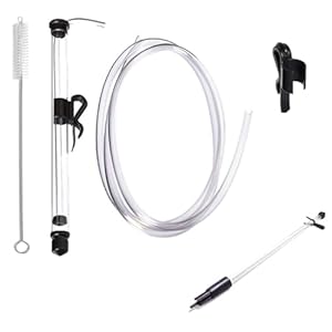 Fermtech Mini 14″ Long Deluxe Siphoning Kit – Complete Home Brewing Equipment for Beer, Wine, Mead, and Craft Brew Making; Includes Auto Siphon Pump, Food-Grade Transfer Hose, and Bottling Wand