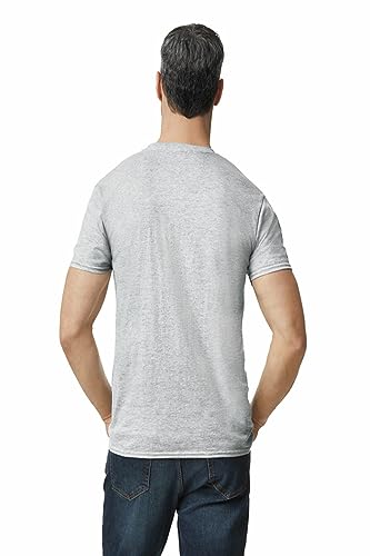 Image of Gildan Softstyle Men's Solid Modern Classic Fit T-Shirt Ash Grey Small