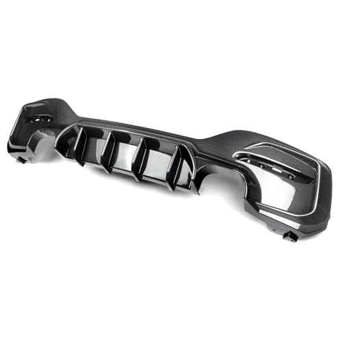 Diffuseur lèvre de pare-choc arrière aspect carbone pour BMW F20 F21 LCI
