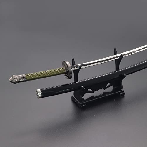 Batustou Elden Ring 10" Samurai Moonveil Kanata Knife With Stand Mini Sword Action Figures Toy Game Collection Desk Decoration Backpack Gift (Moonveil Kanata) #TOP4