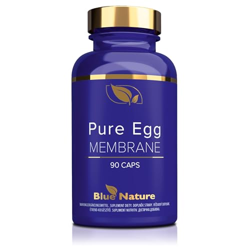 Blue Nature, Eggshell Membrane Collagen 738 mg, 90 Vegetarian Capsules, Joint Supplement, Healthy Skin, Without fillers or preservatives