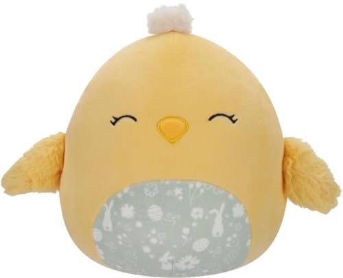Squishmallows Peluche Aimee il pulcino pasquale 19 cm, ufficiale Jazwares Ultra Soft 2025