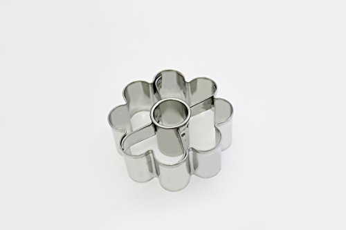 TAGLIAPASTA CANESTRELLO FESTONATO IN BANDA STAGNATA CON INTERNO CM. 7X3H.