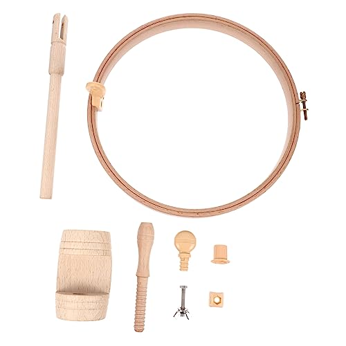 STOBOK DIY Wooden Embroidery Frame Cross Stitch Holder Small Stand Embroidery Frame Shelf