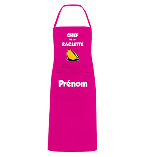 Tablier personnalisé Chef de la Raclette pour cuisiner sans tacher vos vêtements