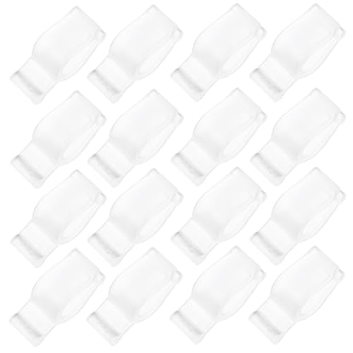 VOSAREA 30pcs Leakproof Cleansing Oil Bottle Accessory for Cosmetic Pump Head Lotion Bottle Part Shampoo Dispenser Pump Clip