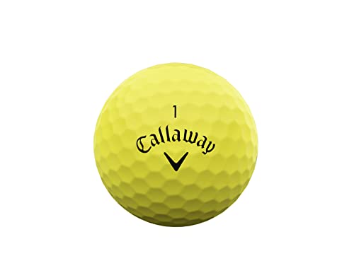 Callaway Golf Supersoft Golf Balls (2023 Version, Yellow) #TOP2