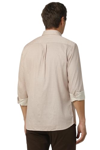 Image of Van Heusen Casual Printed Shirt for Men| Premium Cotton| Full Sleeves| Slim Fit |Breathable Fabric
