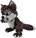 Articulated Werewolf Figure, 4 Inch Brown and White Poseable 3D Printed Character