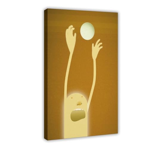 Poster sur toile soleil 61x91,4 cm pour habiller un grand mur blanc vide
