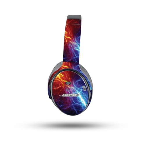 Image of MightySkins Skin Compatible with Bose QuietComfort 35 II Headphones - Color Lightning | Protective, Durable, and Unique Vinyl Decal wrap Cover | Easy to Apply, Remove, and Change Styles