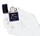 Zippo Sturmfeuerzeug - Harley-Davidson, Purple Matte, Black Light - Nachfüllbar - Wiederverwendbar - Windfestes Design - Geschenkbox - Made in USA