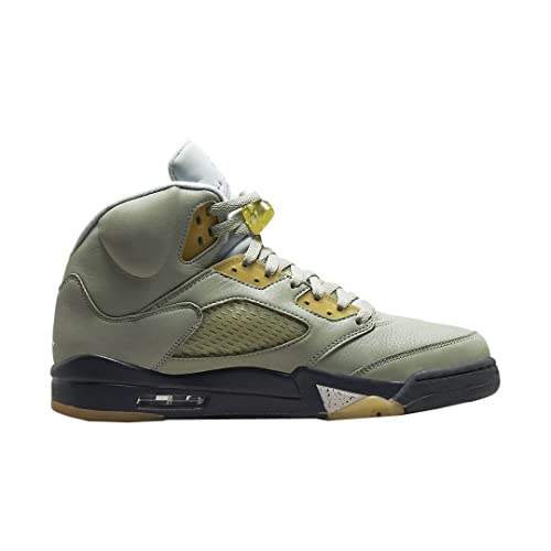 Image of Jordan Youth Air 5 Retro GS 440888 300 Jade Horizon - Size 5.5Y