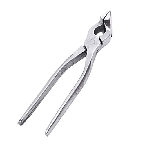 Alicate de couro para o nariz curvo de ferramentas profissionais alicates de nariz reto DIY Edge Aju
