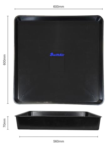 Swiftair Drip Tray Gravel Tray Garden Tray 60 x 60 x 7 cm - 28 Litres (6.1gal) (24 Inch) - Image 4