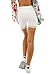 VF-Sport Legging Shorts - Cotton, Lace Trim, Junior Size (White, Large)