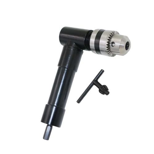 DOITOOL 90 Degree Angle Drill Bit Adapter with Handle Right Angle Drill Attachment for Power Drills Accessing Tight Spaces and Hard-to-Reach Areas