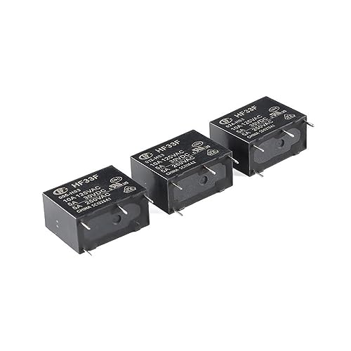 Relé HF33F-012-HS3 de 12V y 5A de 4 pines para circuitos electrónicos