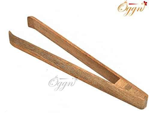 Image of Sanjeev Kapoor by OGGN Mix Wood Serving & Cooking Spoon Set of 6, Handmade Wooden Spatula Set for Cooking, Non Stick Kitchen Tools, Turner, Ladle, Pasta & Frying Spoon, Natural Cookware
