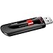 Sandisk Cruzer Glide USB Flash Drive, 64 GB, Black/Red (SDCZ60-064G-A46)