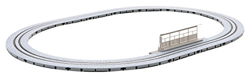 Preisvergleich Produktbild TomyTEC 910848 Tram-Gleise, Basis-Set Pflasterstein