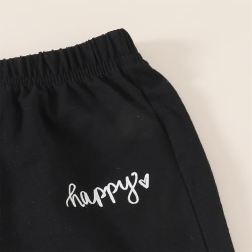 Image of Yoxindax Toddler Kid Boy Clothes Colorblock Letter Graphic Tee Shorts 2PC Summer Outfit Set
