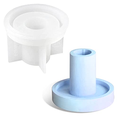 1 PCS Chandelier Moule Silicone Resine, Moule Beton, Moule Resine Epoxy Pour Béton, Ciment, Bougeoirs, Art Déco, Bougies Baton Cover