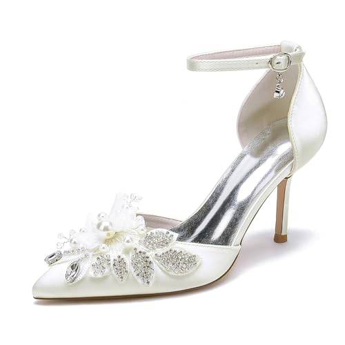 Chaussures de Mariage en Satin à Talon Aiguille pour un Jour Inoubliable