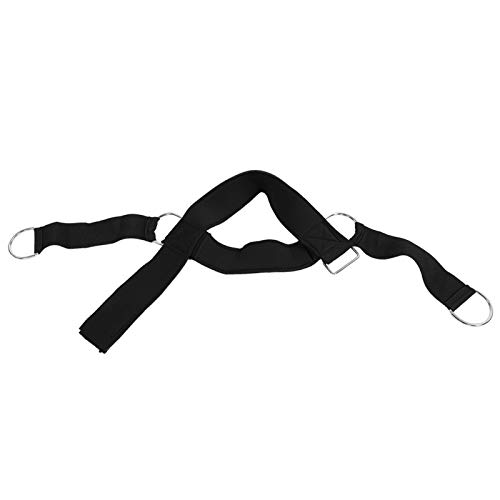 Portable Black Endurance Head Weight Lifting Belt, Nylon Head Neck Strap, For Exercise Gym Workout Equipment Head Training Belt Strength Training #TOP6