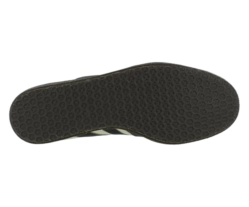 Image of Adidas Gazelle Mens Shoes Size 7, Color: Cream /Brown /Black-White