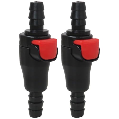 WELURE Quick Disconnect Fittings Compatible for Hydration Packs - 2-Pack with Push-Button Release System