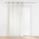 douceur d'Intérieur lissea – Cortina con anillas integradas, poliester, color...